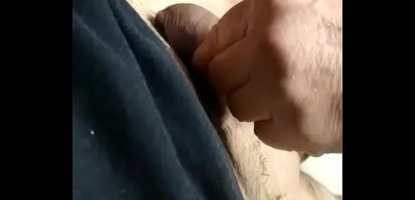  Mature waxing dick ( Mujer madura depila mi pene)